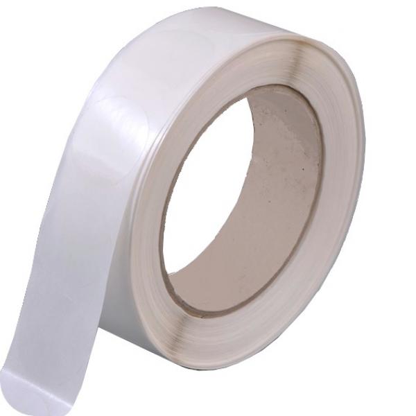 Adhesive dots, weakly adhesive on one side, Ø 30mm, transparent